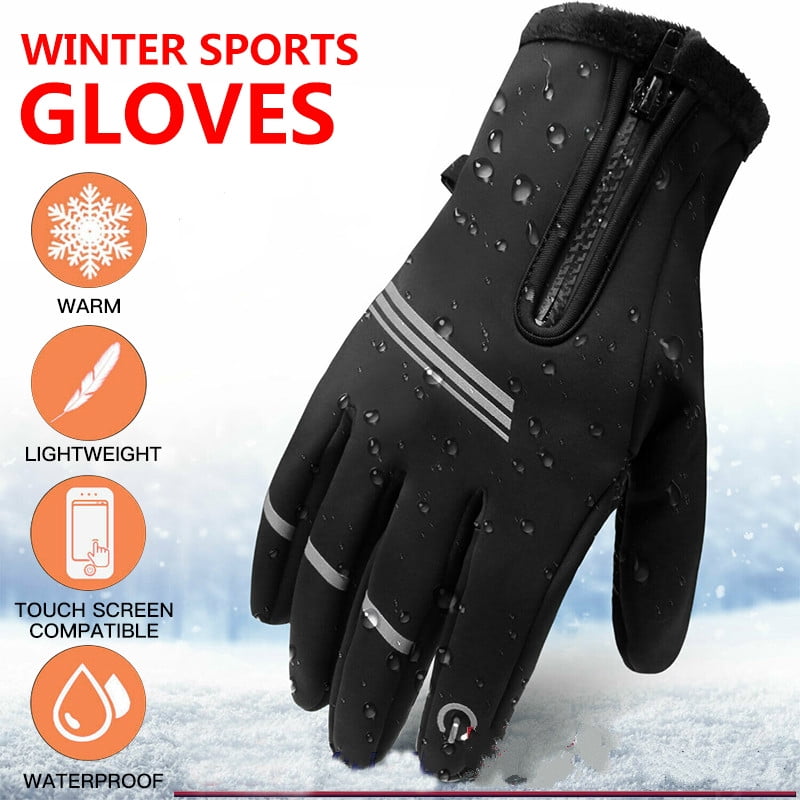 M L XL Anti-Slip & Windproof Thermal Warm Touch Screen Gloves for Cold Winter 