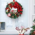 thumbnail image 2 of Corona de Navidad para Puerta Principal, Corona de Navidad, con Una Variedad de Colgantes Decorativos Navideños para Decorar Paredes y Puertas, 2 of 6