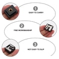 thumbnail image 4 of CIMAXIC LED Monitor Mount Bracket for Camera Use with 1/4 Inch Hole Black ABS Iron Material,0.94"X0.83"X0.55", 4 of 4