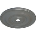 thumbnail image 3 of Ekena Millwork 26 1/2"OD x 3 5/8"ID x 1 1/2"P Jefferson Ceiling Medallion (Fits Canopies up to 5"), Hand-Painted Silver, 3 of 6