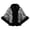 Black Capes & Cloaks, variant on UTSJKR Women Zebra Print Faux Fur Trim Cape Coat V Neck Open Front Warm Poncho Jacket for Autumn Winter Casual Outfit Black