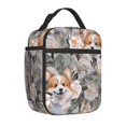 thumbnail image 3 of Fiambrera aislante cromcu 25 x 20 x 10 cm Corgi Floral, 3 of 8