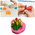 thumbnail image 4 of D-GROEE 3D Tulip Flower Silicone Mold,DIY Baking Mold Chocolate Mold,Silicone Fondant Mould for Kitchen, 4 of 7