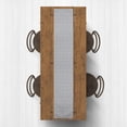 thumbnail image 2 of Creative Products Tile Pattern Gray 16x90 Poly Twill Table Runner, 2 of 3