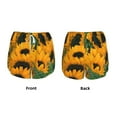 thumbnail image 6 of Uemuo Sunflowers 7 Pattern Women's Athletic Shorts High Waisted Running Shorts with Liner Pockets Gym Elastic Workout Shorts-XX-Large, 6 of 9