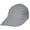 Gray, variant on UPF 50+ Long Bill Adjustable Baseball Cap - ADJUSTABLE - Black