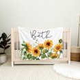thumbnail image 1 of Flowers Personalized Blanket for Babies and Kids, 1 of 7