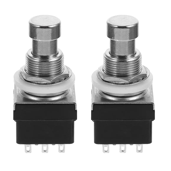 2pcs Footswitch Pedal Buttons For Guitar Effects Pedal Durable And Stable Easy To Use For All Guitarists Home And Stage Performances