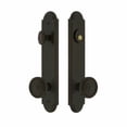 thumbnail image 5 of Grandeur Arc Tall Plate Single Cylinder One Piece Knobset with Soleil Knob, 5 of 6