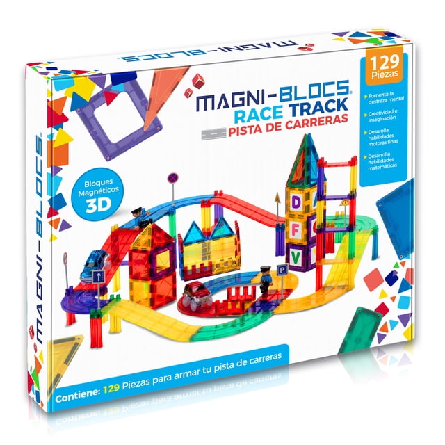 Kid De Construcción Caja De Bloques Magnéticos Magni Blocs 129 PZ Magni Blocs MAGNI11