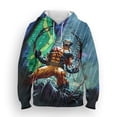 thumbnail image 2 of Sudadera con capucha para hombre con estampado 3D de Marvel Wolverine, estilo hip hop callejero, informal, para deportes al aire libre, fitness, moda para hombre, 2 of 4