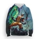 thumbnail image 2 of Sudadera con capucha para hombre con estampado 3D de Marvel Wolverine, estilo hip hop callejero, informal, para deportes al aire libre, fitness, moda para hombre, 2 of 5