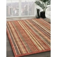 thumbnail image 2 of Ahgly Company Indoor Rectangle Abstract Red Abstract Area Rugs, 8' x 10', 2 of 6