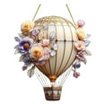 thumbnail image 2 of Hot Air Balloon Solar Lantern with Flickering Flame Light Outdoor Solar Hanging Lights - Acrylic Waterproof for Garden Yard Farmhouse Patio Pathway Christmas Decoration, 2 of 4