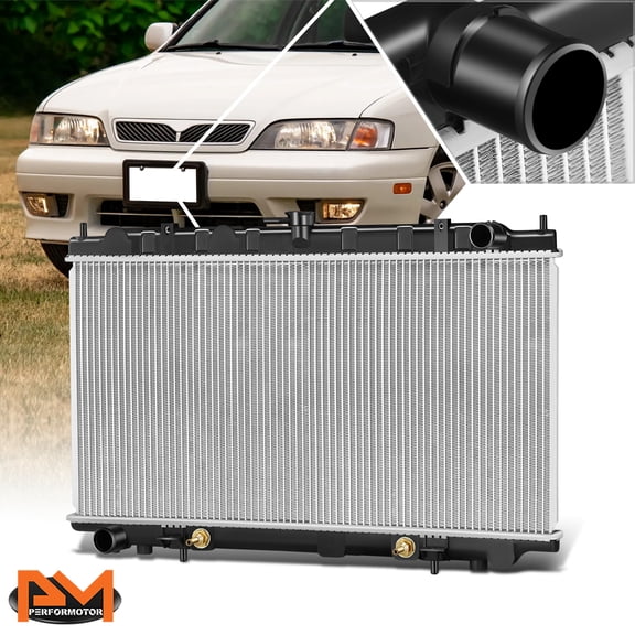 PM PERFORMOTOR Aluminum Core OE Replacement Radiator for 99-02 Infiniti G20 2.0L L4 AT DPI-2413