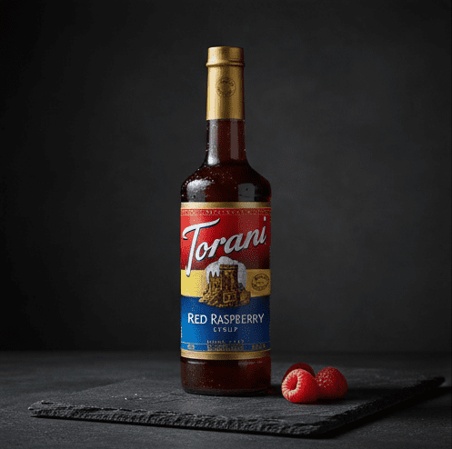 Torani Red Raspberry Dairy Friendly Syrup cs 12/750 ml