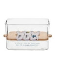 thumbnail image 2 of Facial Paper Holder,Tissue Holder with Wood Tissue Boxwith Wood Lid Tissue Holder Extended Durability, 2 of 8