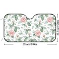 thumbnail image 3 of Car Windshield Sunshade Blocks Sun Visor Protector Watercolor Rose Flower Foldable Sun Shield For Vehicle Car Truck SUV Van 51x27.5 inches Keep Vehicle Cool, 3 of 6