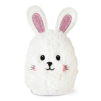 Way To Celebrate Easter Oval Bunny Plush, White