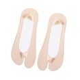 thumbnail image 4 of Dos calcetines de los pies, calcetines de punta de tobillo delgados antideslizantes para niñas deportivas informales al aire libre, rosa, 4 of 8