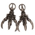 thumbnail image 1 of hombres góticos antiguos plata arte punk garra colgante para collar, 1 of 8