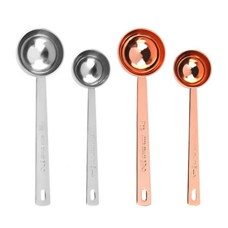 

Monfince 1Pcs 15/30ml Stainless Steel Measuring Spoon Multipurpose Coffee Powder Measure Scoop Kitchen Baking Gadgets Accessories