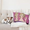thumbnail image 4 of Ambesonne Vintage Throw Pillow Cover 2 Pack, Pop Art Woman OK Sign, 20", Multicolor, 4 of 5