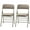Vinyl Beige 2-Pack, variant on CycloneSound 2-Pack Padded Folding Chairs with Cushioned Seat, Durable & Sturdy Event and Party Seating