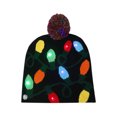 thumbnail image 1 of Fiudx Gorro Navideño de Punto con Led, Diseño de Copo de Nieve, Suave y Cómodo, Ideal para Fiestas Navideñas, Tamaño 21 X 20 Cm, 1 of 4