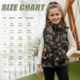 thumbnail image 7 of Garronmavis Cute Black Camo Full Zip Vest Comfortable Girls Sleeveless Vests 4T Stylish Lightweight Sleeveless Jackets Outerwear with Pockets Fashion Warm Winter Coat with Pocket, 7 of 7
