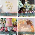 thumbnail image 3 of Pegatinas de pared 3D, impermeables, fondo de pantalla decorativo para el hogar, pegatinas de pared de mariposas huecas y bronceadas metálicas, 3 of 5