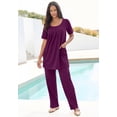 thumbnail image 2 of Roaman's Women's Plus Size Two Pocket Soft Knit Swing Tunic, 2 of 6