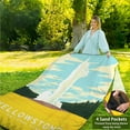 thumbnail image 5 of Picnic Blankets Beach Blanket 80" X 60" Extra Large Waterproof Camping Blankets Portable Outdoor Mat 3-Layer blanket for Beach, Hiking, Park, Music Festival, Grass Lawn,Travel, 5 of 6