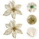 thumbnail image 3 of 12 Uds. Flores artificiales de Navidad, flores de Pascua, árbol de Navidad, adornos de flores falsas, 3 of 7