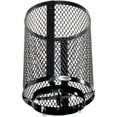 thumbnail image 5 of Global Industrial GBE261948BKD Outdoor Diamond Steel Trash Can with Base, 36 gal, Black, 5 of 7