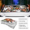thumbnail image 4 of Kdxio Rabbits on Floral Print Front Windshield Sun Shade,Folding Auto Sunshade for Car Truck SUV-Medium, 4 of 7