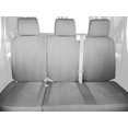 thumbnail image 2 of CalTrend Rear 60/40 Split Back & Solid Cushion Carbon Fiber Seat Covers for 1992-1996 Toyota Camry - TY309-08FA Light Grey Insert and Trim, 2 of 3