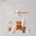 thumbnail image 1 of Móvil para cuna de bebé EERKEOD con oso de peluche de terciopelo para decoración de habitación infantil, 1 of 6