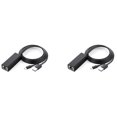 thumbnail image 1 of Adaptador Ethernet 2X con cable de alimentación para TV Stick (2.ª generación), 4K Stick, TV Square, adaptador USB a LAN con cable RJ45, negro, 1 of 8