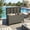 Gray, variant on 185 Gallon Wicker Deck Box, All-Weather Outdoor Storage Bin with Rattan Finish, Large Capacity for Patio Furniture, Cushions, Pool Supplies & Garden Tools