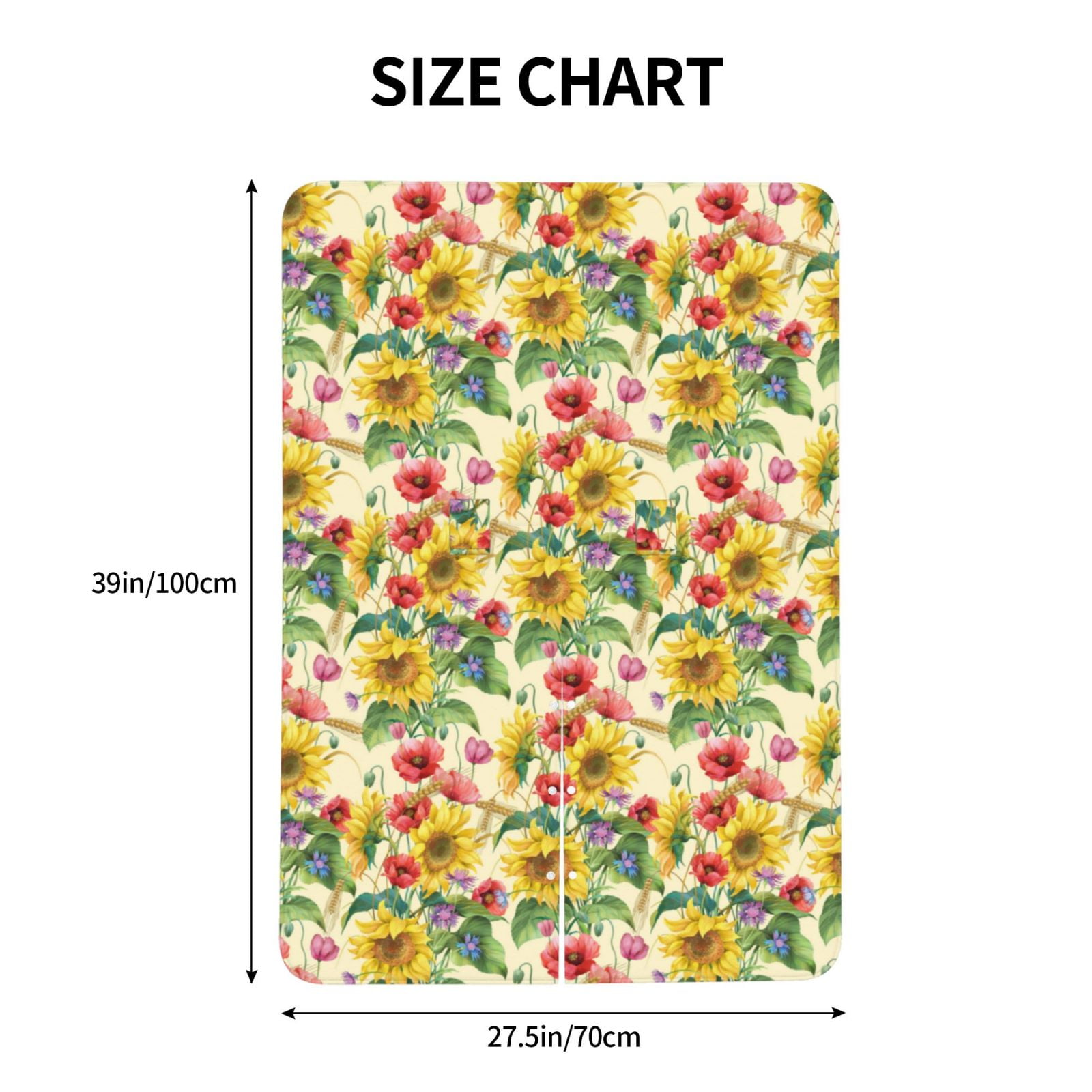 Naloa Sunflower Cornflower Poppy Baby Car Seat Cover, Breathable Baby Carrier Cover, Multiuse Baby Carrier Cover & Nursing Breastfeeding Cover