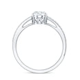 thumbnail image 2 of Certified Lab Grown Diamond 1 Carat Engagement Ring, EF-VS Quality - With Jewelry Box, 925 Sterling Silver, US 7.50, 2 of 8