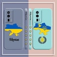 thumbnail image 4 of Funda para Redmi K60E K50 K40S K40 K30 K20 10C 9 8A 8 10 Pro 4G 5G Color Simple funda de silicona líquida bandera de Ucrania Insignia, 4 of 5