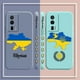 thumbnail image 4 of Funda para Redmi K60E K50 K40S K40 K30 K20 10C 9 8A 8 10 Pro 4G 5G Color Simple funda de silicona líquida bandera de Ucrania Insignia, 4 of 5