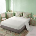 thumbnail image 5 of Erosebridal Green Blue Orange Mandala Bedding Comforter Set, Bohemia Style Patchwork Queen Bedding Sets, Gray Reversible 7pcs, 5 of 6