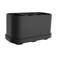 thumbnail image 4 of Organizador de escritorio multifuncional Fernando 5 compartimentos porta brochas de maquillaje negro, 4 of 8
