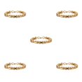 thumbnail image 2 of Collar de cadena de bordillo de metal Minnieouse Pieza llamativa Todo oro, 2 of 6