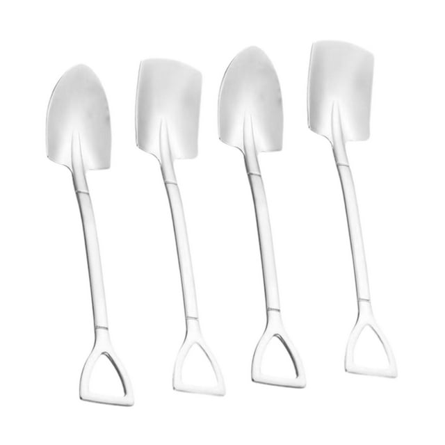 Conjunto de 4 cucharas para té, leche, café y azúcar para eventos