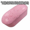 thumbnail image 2 of Slow Rising Squishy Toy with Speckled Foam Design, Pink, for Relaxation, Sensory Squeeze Toy, 2 of 3