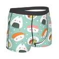 thumbnail image 4 of Uemuo Kawaii Sushi Pattern Men's Boxer Briefs,Trunk Anti-Chafing,Comfortable, Durable, and Stylish Underwear-XX-Large, 4 of 9